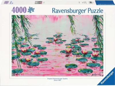 Puzzle Ravensburger 4000 dielikov Ružové lekná