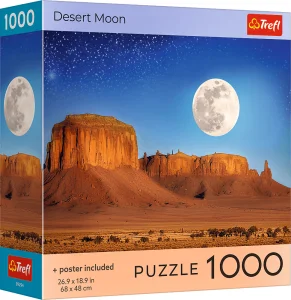 Puzzle Trefl 1000 dielikov Mesiac nad púšťou