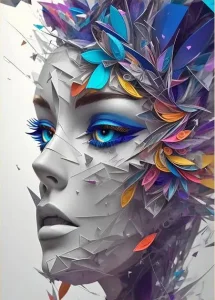 Diamantové malování Norimpex 40x30 cm Fragmenty duše