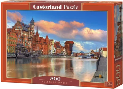 Puzzle Castorland 500 dielikov Farby Gdaňska