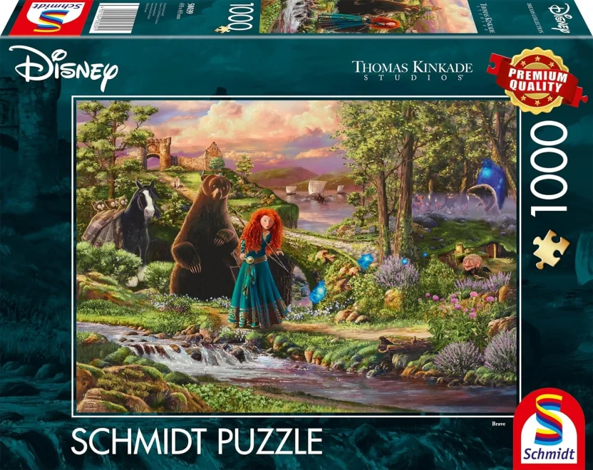 Puzzle Schmidt 1000 dielikov Rebelka: Merida