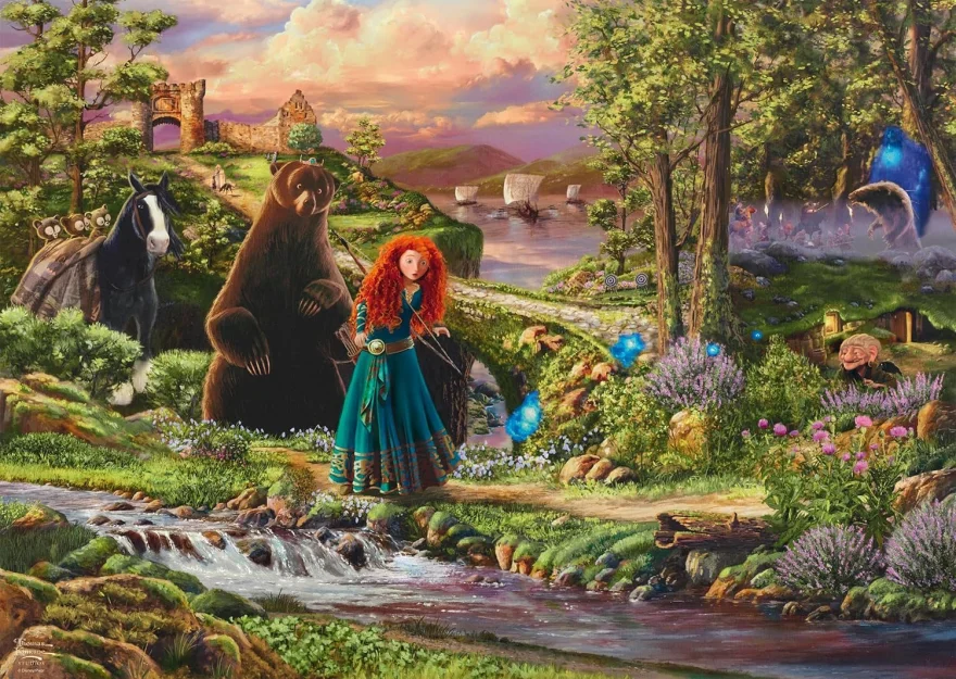 Puzzle Schmidt 1000 dielikov Rebelka: Merida