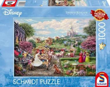 Puzzle Schmidt 1000 dílků Popelka: Šťastně až na věky