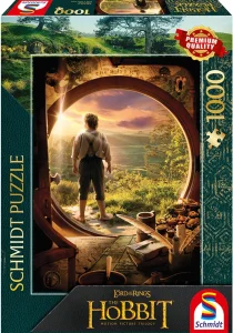 Puzzle Schmidt 1000 dielikov Hobit: Odchod z Dna vreca
