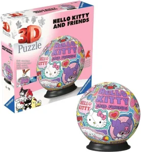 3D puzzle Ravensburger Puzzleball Hello Kitty 73 dielikov