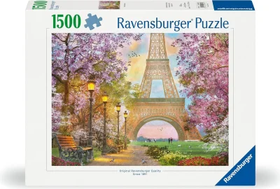 Puzzle Ravensburger 1500 dílků Pařížská romantika