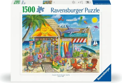 Puzzle Ravensburger 1500 dielikov Plážový obchod Surf's Up!