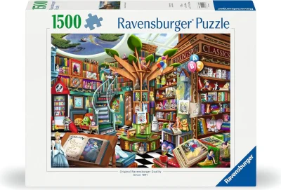 Puzzle Ravensburger 1500 dílků Disneyho kouzelné knihkupectví