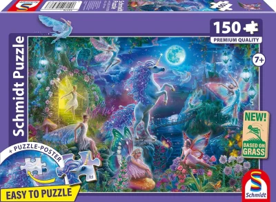 Puzzle pro děti Schmidt 150 dílků Pohádka o jednorožci