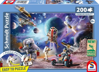 Puzzle pre deti Schmidt 200 dielikov Vesmírna misia