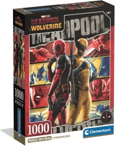 Puzzle Clementoni 1000 dielikov Marvel Deadpool a Wolverine