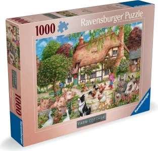 Puzzle Ravensburger 1000 dielikov Farmárska chalupa