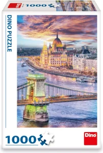 Puzzle Dino 1000 dílků Budapešť – řetězový most
