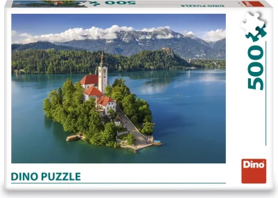Puzzle Dino 500 dílků Jezero Bled