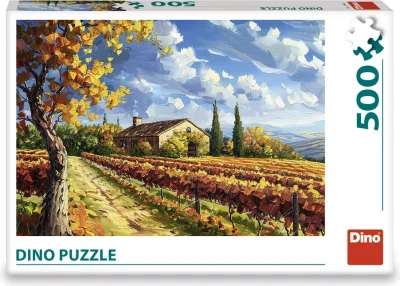 Puzzle Dino 500 dielikov Maľovaná vinica