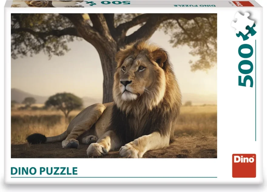 puzzle-dino-500-dilku-odpocivajici-lev-237548.png