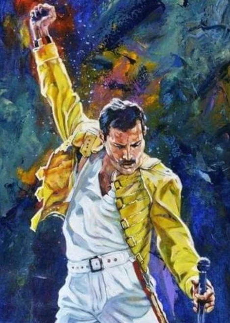 Diamantové maľovanie Norimpex 40x30 cm Freddie Mercury