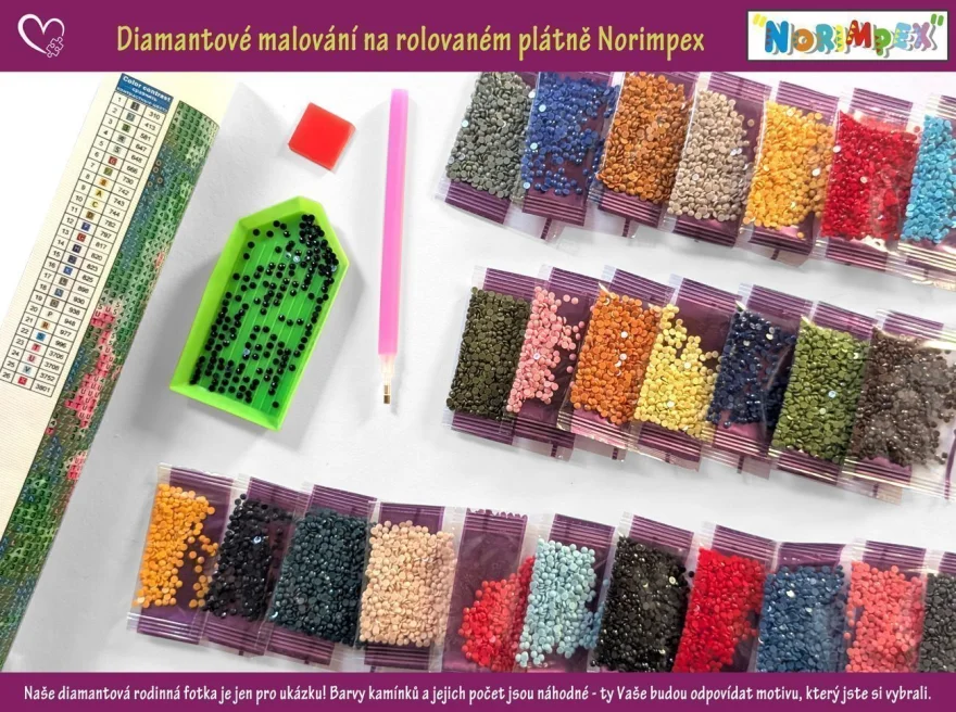 Diamantové maľovanie Norimpex 40x30 cm Môj priateľ