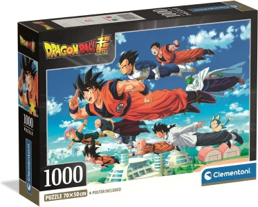 Puzzle Clementoni 1000 dílků Dragon Ball Super: Nebeský let