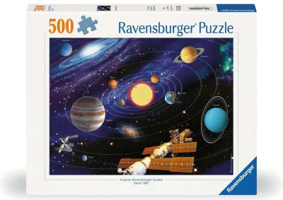 Puzzle Ravensburger 500 dielikov Planetárna sústava