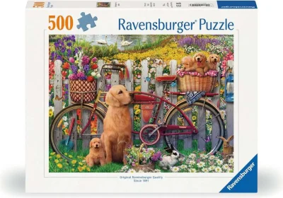 Puzzle Ravensburger 500 dielikov Roztomilí psi