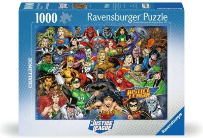 Puzzle Ravensburger 1000 dílků Challenge: Liga spravedlnosti