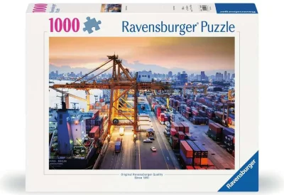 Puzzle Ravensburger 1000 dílků Přístav Hamburg