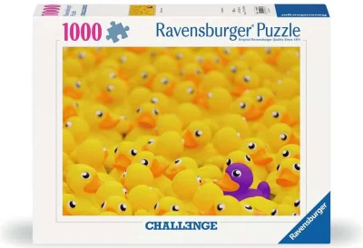 Puzzle Ravensburger 1000 dílků Challenge: Kachny