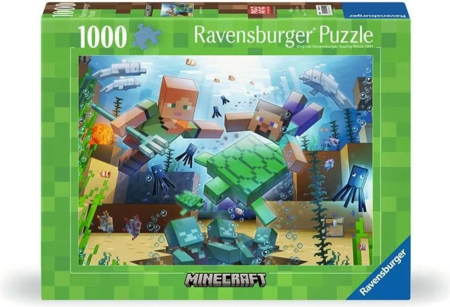 Puzzle Ravensburger 1000 dielikov Minecraft: Mozaika
