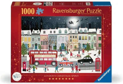 Puzzle Ravensburger 1000 dílků Vánoční atmosféra Londýna