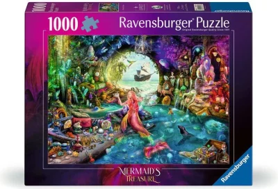 Puzzle Ravensburger 1000 dílků Poklady mořské panny