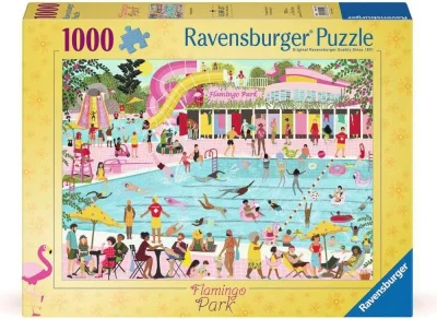 Puzzle Ravensburger 1000 dílků Flamingo Park