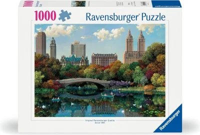 Puzzle Ravensburger 1000 dielikov Central Park, Bow Bridge v New Yorku