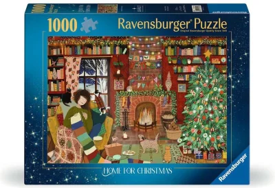 Puzzle Ravensburger 1000 dielikov Doma na Vianoce