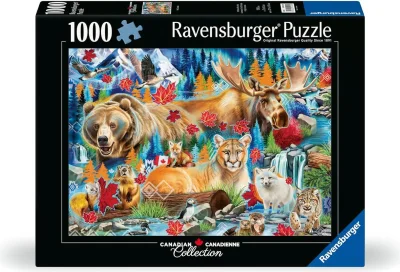Puzzle Ravensburger 1000 dielikov Divoká Kanada