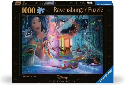 Puzzle Ravensburger 1000 dílků Disney Castle: Pocahontas