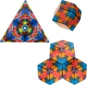Hlavolam Magic Cube Magnetická kocka Magic cube: Farebná explózia