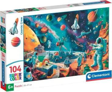 Puzzle pro děti Clementoni 104 dílků Vesmírná posádka