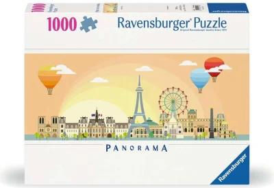 Puzzle Ravensburger 1000 dielikov Deň v Paríži