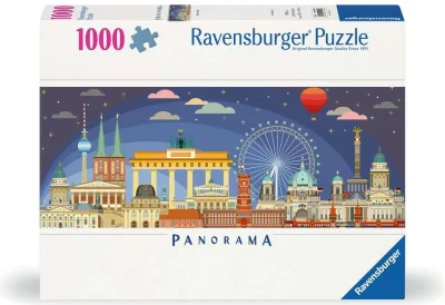 Puzzle Ravensburger 1000 dielikov Berlín v noci