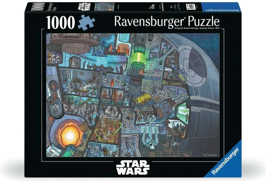 Puzzle Ravensburger 1000 dielikov Kde je Wookie