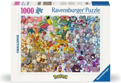 Puzzle Ravensburger 1000 dílků Challenge: Pokémon
