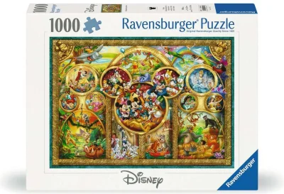 Puzzle Ravensburger 1000 dílků Disney: Nejkrásnější témata