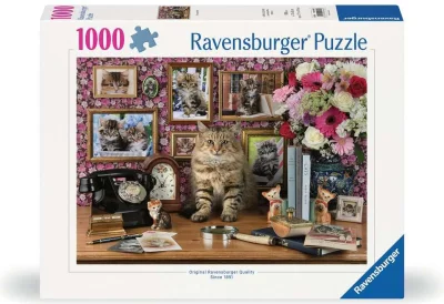 Puzzle Ravensburger 1000 dílků Má roztomilá kočka