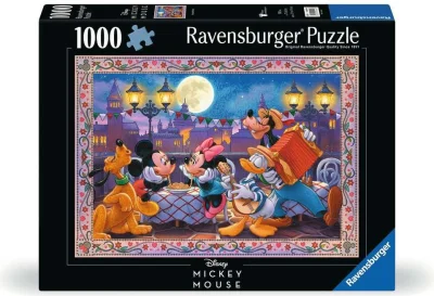Puzzle Ravensburger 1000 dielikov Mickey mozaika