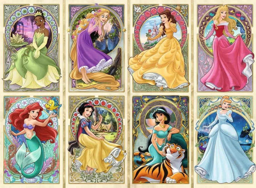 Puzzle Ravensburger 1000 dielikov Disney: Princezné