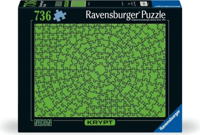 Puzzle Ravensburger 736 dílků Krypt Neon Green