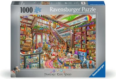 Puzzle Ravensburger 1000 dielikov Fantasy obchod s hračkami