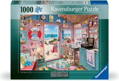 Puzzle Ravensburger 1000 dílků My Haven č. 7 - Můj plážový domek