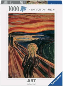 Puzzle Ravensburger 1000 dílků Art Collection: E.Munch - Výkřik